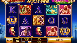 Ruleta de Age of the Gods en el casino Codere Colombia.