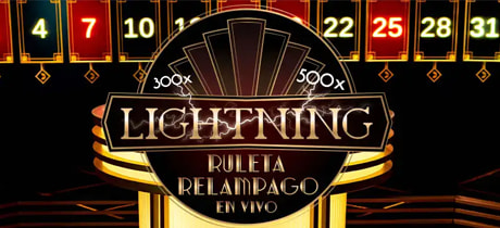 Ruleta Relámpago en vivo.